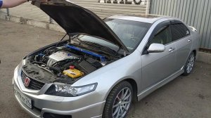 Газовые упоры капота honda accord 7