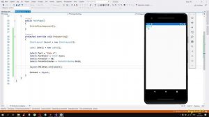 Первое приложение Xamarin Forms / Создание интерфейса из кода (Programmaticaly UI) #4