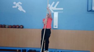 Канат: завязывание в положении стоя