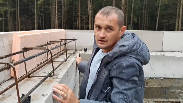 Армопояс | Дом из газобетона | Монолитный пояс своими руками | Армирование пояса смотреть онлайн