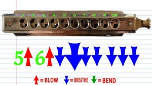 How to Play Baby Shark on Chromatic Harmonica / C Harmonica / Camp Songs for Harmonica
