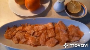 Строганина из Семги
