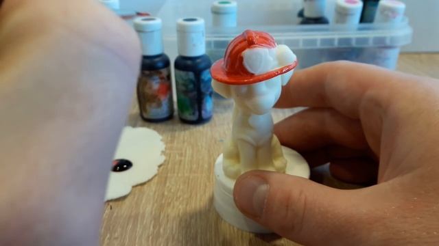 Щенячий патруль. Как слепить щенка Маршала из мастики смотреть онлайн