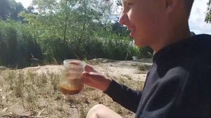 Ловля и приготовление ужа на костре