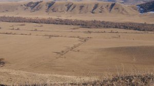 Карачаево-Черкесская республика, Зеленчукский район, обзор окрестностей с высоты около д.Маруха.
