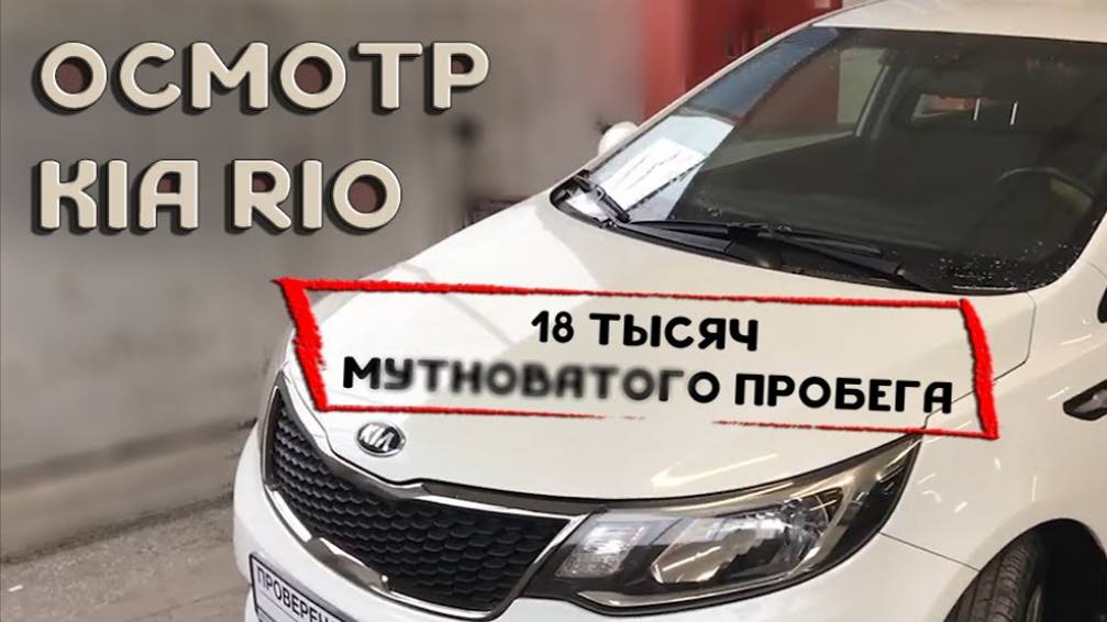 KIA RIO с сомнительным пробегом   Будни автоподбор #2