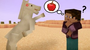 ПРИРУЧИЛИ КОНЯ В MINECRAFT!