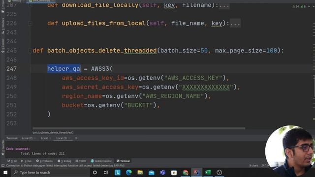 Delete objects in batches from AWS S3 Boto3 with Threading  Python