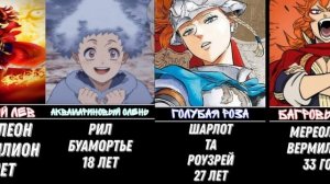 Возраст каждого капитана из Королевства Клевера! Черный Клевер l Black Clover