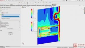 FL004. Расчёт теплового потока в SOLIDWORKS Flow Simulation