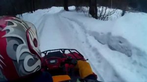 первые покатухи на KVF300