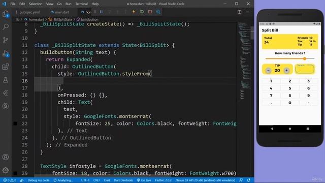 How to Create Bill split App Using Flutter |  Flutter App #1 | Backslash Code