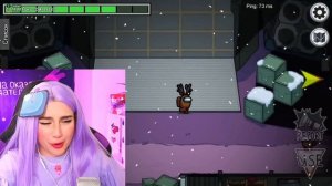 AMONG US, но НОВЫЙ ГОД Рождество Милс Кел Тилька Лиана Данкар Пушистый Волк Витор Ностя ☃️?