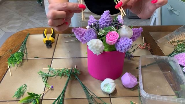 Букет сирени Процесс сборки смотреть онлайн