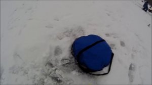 Ловля леща зимой на течении (спускник)