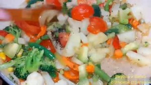 МИНТАЙ!Не передать,как Вкусно!Рагу из Рыбы и Овощей в Питательном соусе!