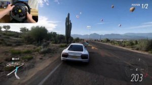 Audi R8 V10 Plus - Forza Horizon 5 | Thrustmaster T300RS gameplay