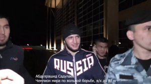 Это лучше один раз увидеть! Как Садулаев покидал Барыс-арену скрываясь от 12-тысячной аудитории