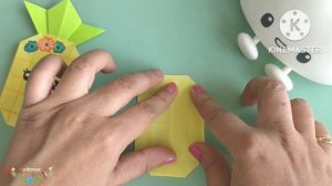 Origami pineapple: a simple but amazing paper craft | origami fruit