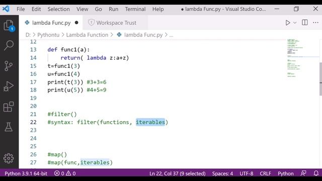 Python Lambda Function or Anonymous Function