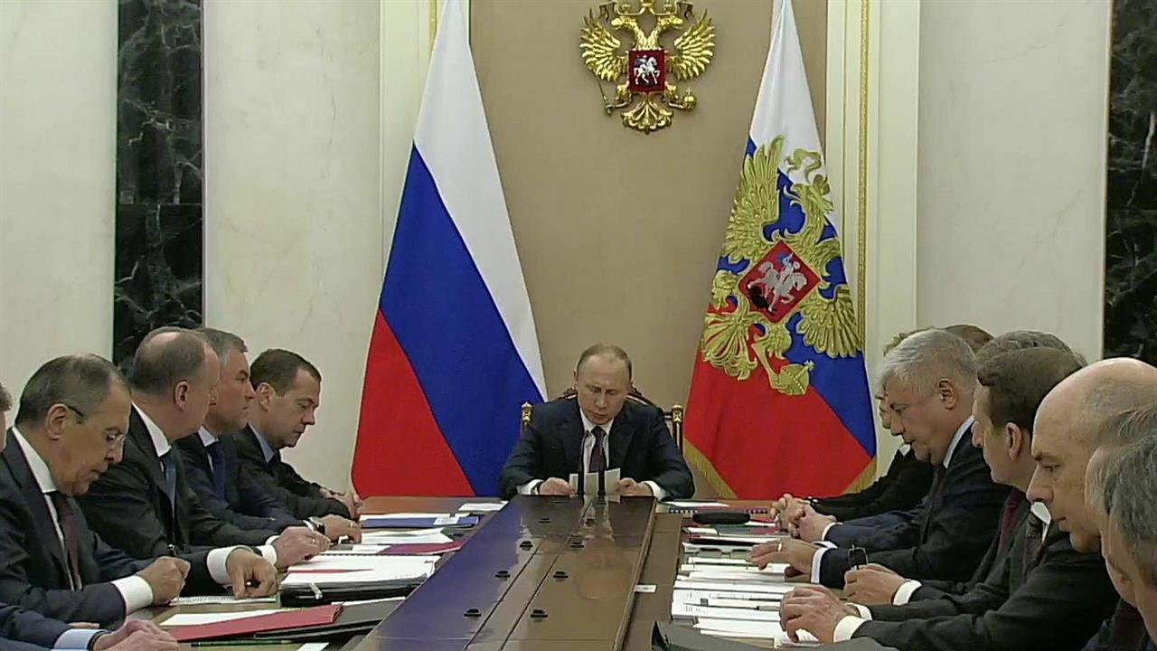 О борьбе с наркоманией говорил Владимир Путин на заседании Совета безопасности РФ