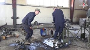 Кадры работы ремонтно-восстановительных подразделений группировки войск «Север» 

Специалисты-ремонт