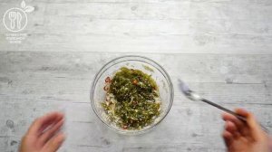 Салат из водорослей чука с огурцом и картофелем