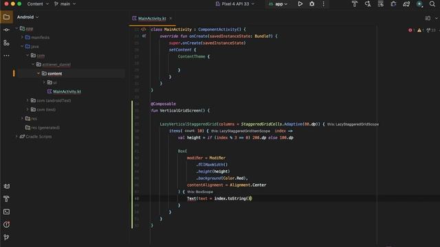 Create a Staggered Grid in Jetpack Compose смотреть онлайн