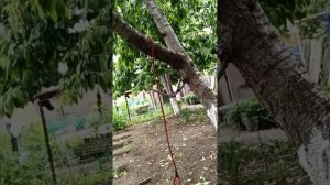 Как сделать навесные качели "тарзанку"