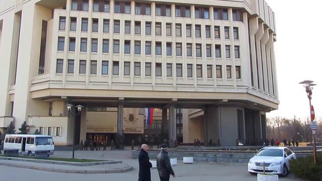 Крымская Весна:14.03.14. Парламент Крыма. смотреть онлайн