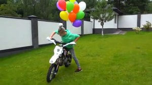 Dad bought me a Russian pit bike | Папа подарил мне питбайк
