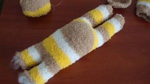 Делаем котят из носков