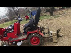 замена масла в мини тракторе