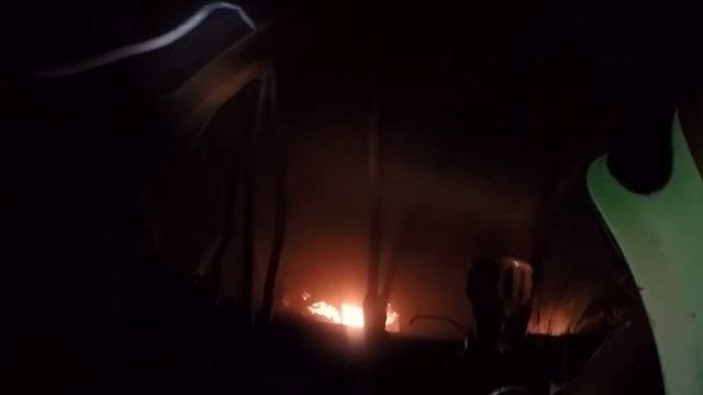 #ГлазамиМЧС - пожар в двухэтажном доме