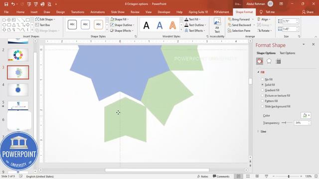 Create 8 Arrow Option Infographic Slide in PowerPoint Tutorial 886
