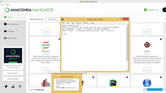Qt Console Of Anaconda Python - IPython Interpreter