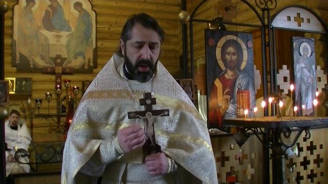 Проповедь протоиерея Михаила Бравермана после Литугии в день Собора Архистратига Михаила. смотреть онлайн