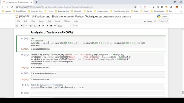Bivariate Analysis for Numerical-Categorical Variables|ANOVA|Data Science EDA смотреть онлайн