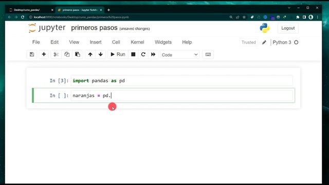 CURSO de PYTHON con PANDAS Para Ciencia de Datos - ESTRUCTURA DE DATOS