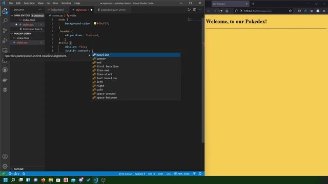 Introduction to Web Basics | Building a Simple Pokedex with HTML, CSS and JavaScript