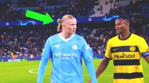 You Won't Believe What Erling Haaland Did during last Manchester City match in Champions League!