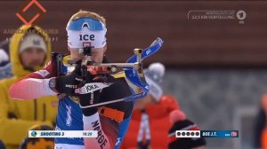 Биатлон мужчины гонка преследования 12.5км этап кубка мира в Контиолахти.