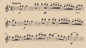 3. Allegretto - Sonata No.2 - Johann Baptist Vanhal - Demo and Backing Track.