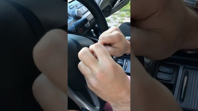 Как снять значок с руля Honda Civic смотреть онлайн