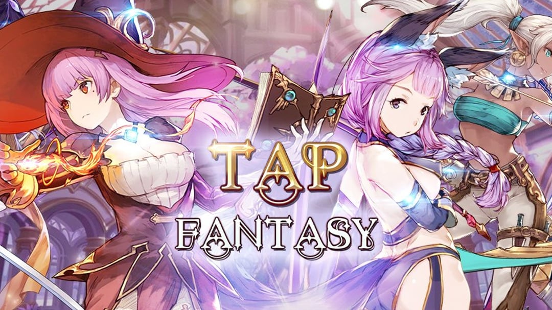 Tapping fantasy. Tap Fantasy. Tap Fantasy logo.