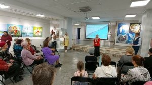 Открытие выставки международного арт-проекта "Ангелы Мира" в Дивногорске (06.10.2022)