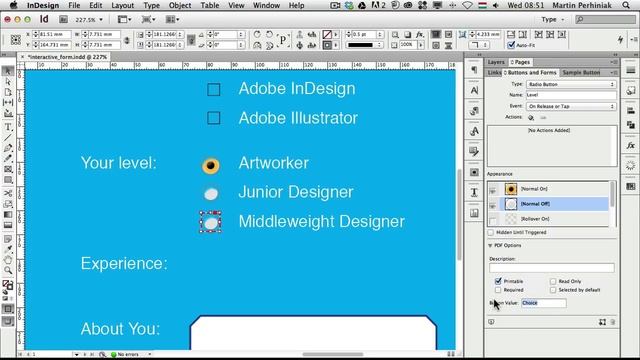 How to Create Interactive Forms with Adobe InDesign