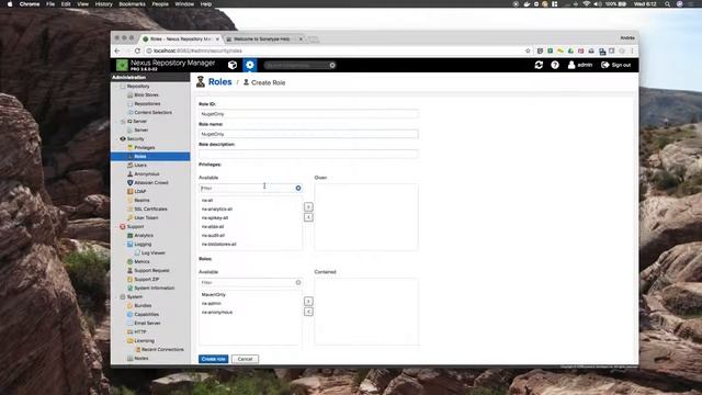 Nexus Repository Pro Role-Based Access Control Screencast смотреть онлайн