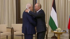 Владимир Путин встретился с лидером Палестины Махмуддом Аббасом