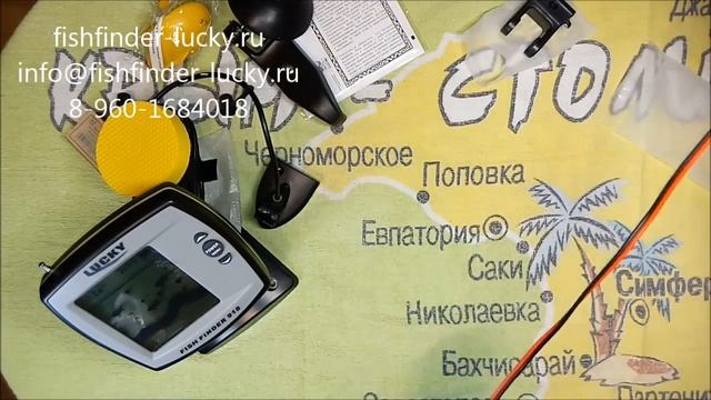 НОВЫЙ эхолот Lucky FF-918-100 заводской сборки! Видео обзор. смотреть онлайн